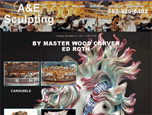 Tablet Screenshot of aandesculpting.com